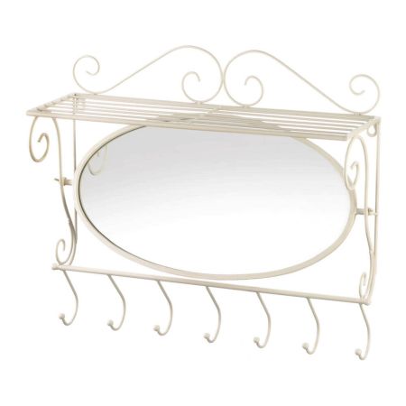 MIRRORED WALL SHELF