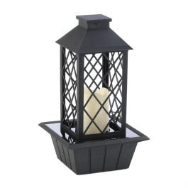 BLACK LANTERN TABLETOP FOUNTAIN